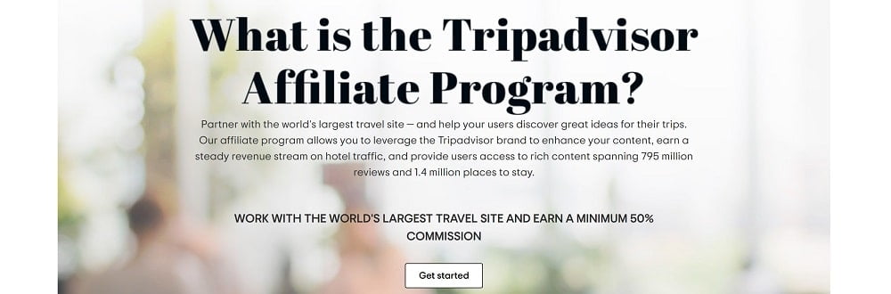 Tripadvisor as Viator Affiliate Program Alternative