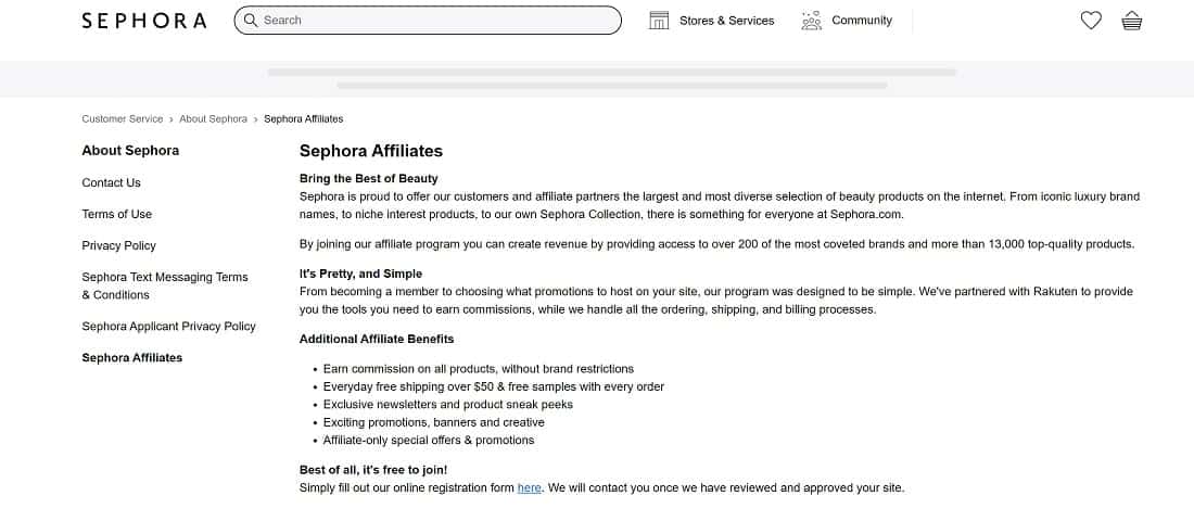 How Does Sephora Affiliate Marketing Program Work