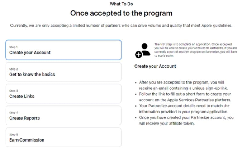 How does the Apple Affiliate Program work