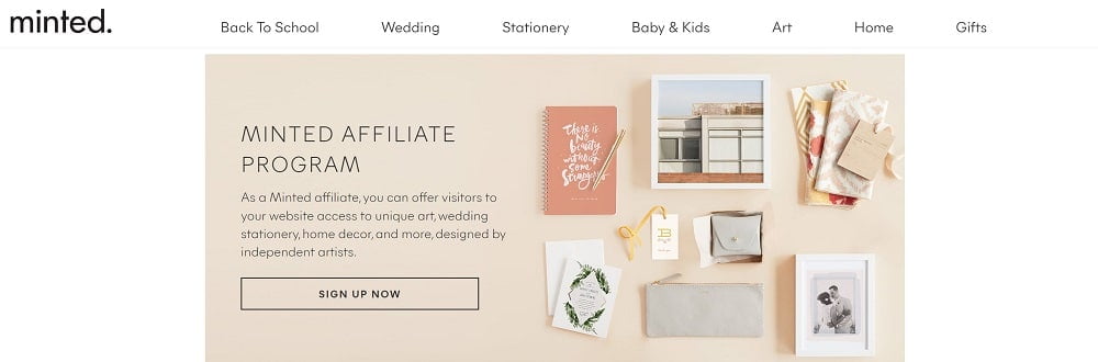 Minted as Etsy affiliate program alternative