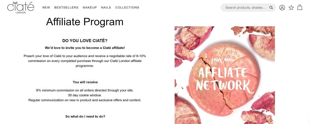 Ciate as Revolution Beauty Affiliate Program Alternative