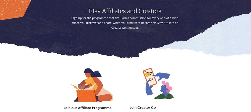 Etsy mom affiliate programs