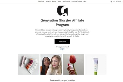 Glossier Affiliate Program