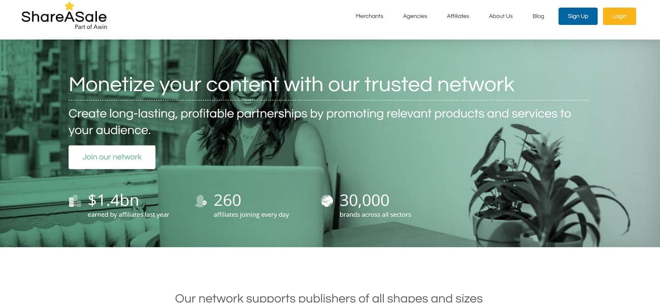 ShareASale affiliate program