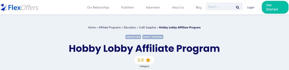 Hobby Lobby as Michaels Affiliate Program alternative