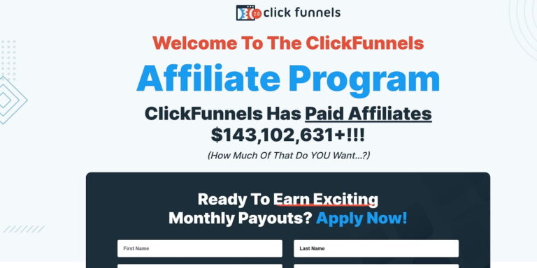 Click Funnels affiliate program