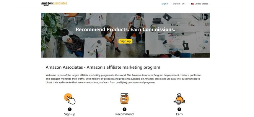 Amazon Associates program