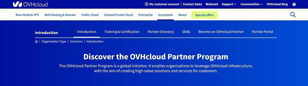 OVHcloud Program