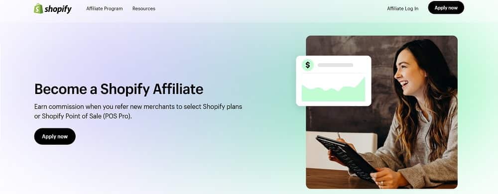 Shopify - best affiliate programs