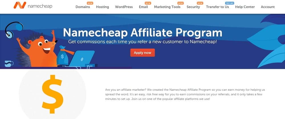 Namecheap Program