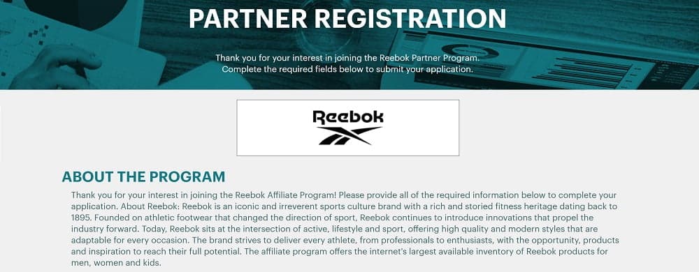 Reebok as an alternative of Puma Affiliate Program