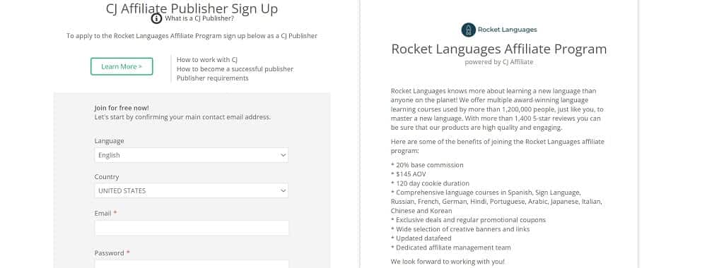 Rocket Languages Program