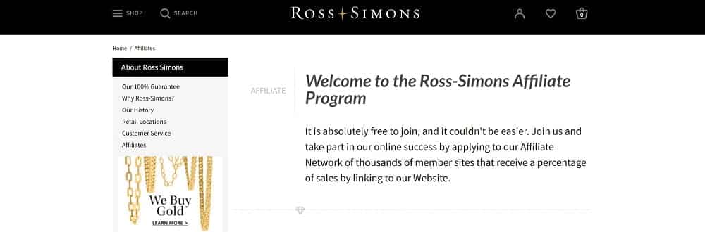 Ross Simons Program