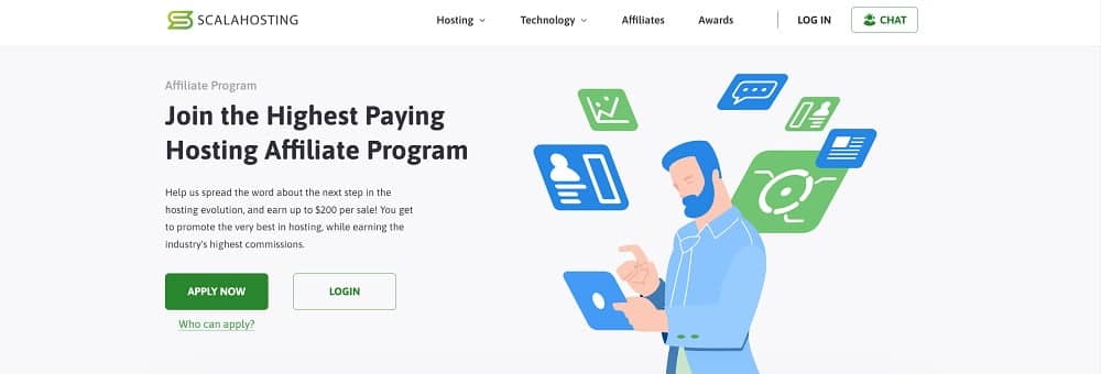 ScalaHosting as an alternative of Flywheel Affiliate program