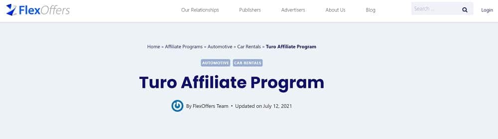 Turo Program