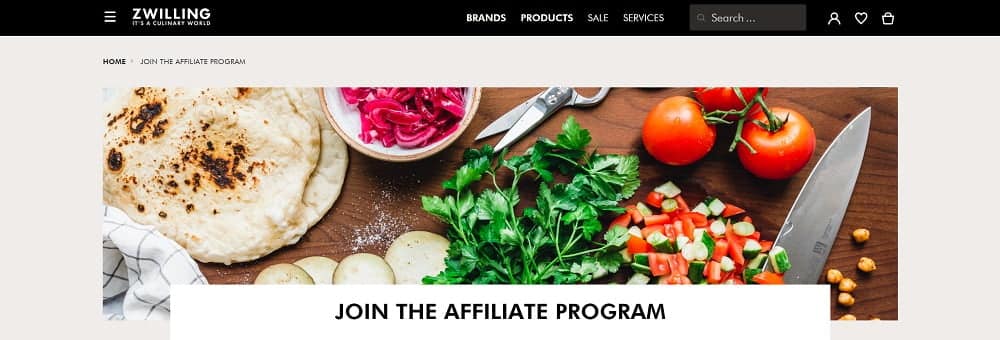 Zwilling one of food affiliate marketing