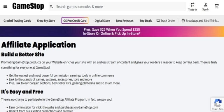 Gamestop affiliate