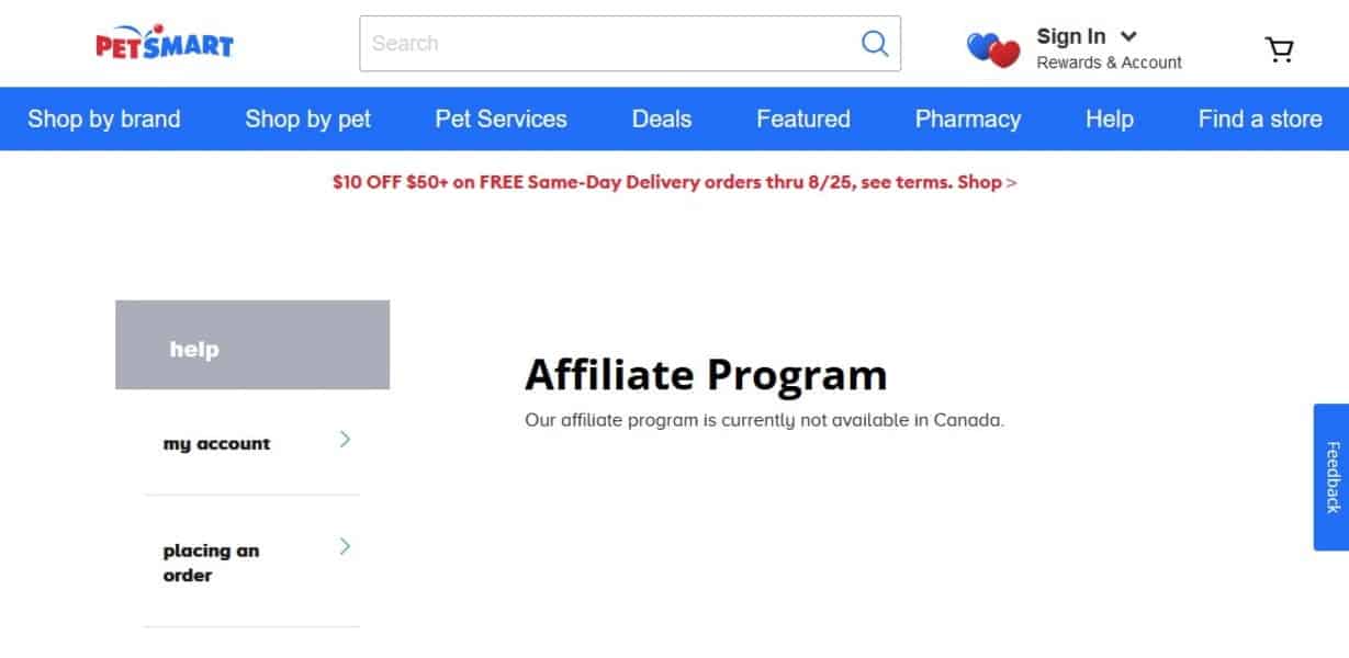 Petsmart Affiliate