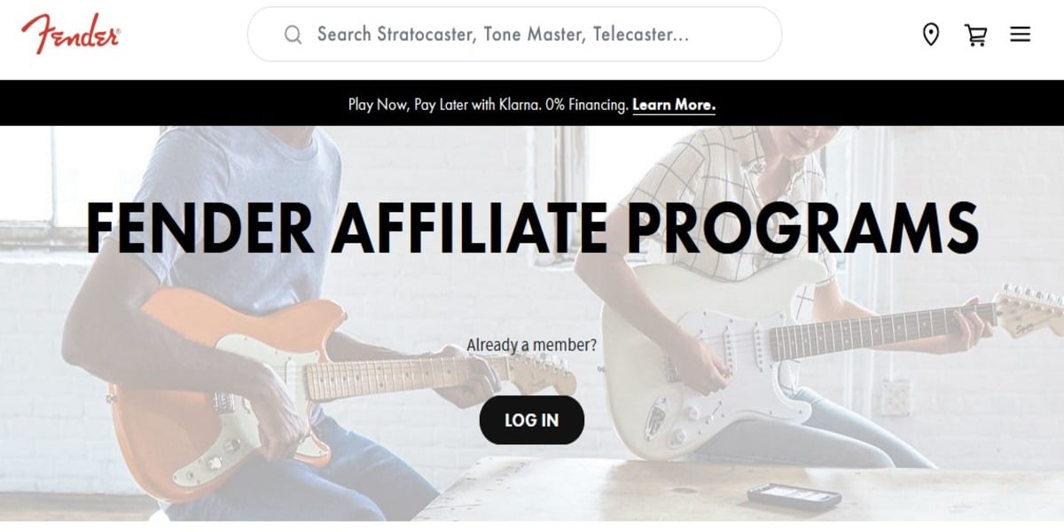 Guitar Center affiliate program alternative