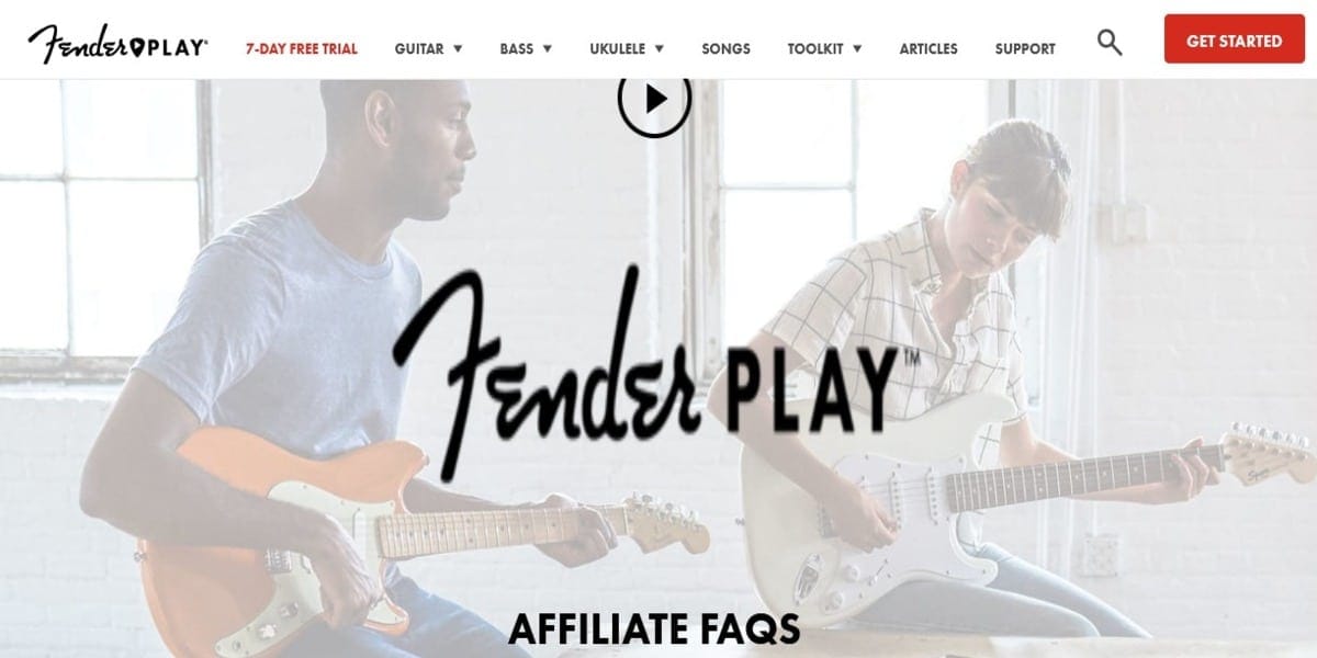 Fender Affiliate Program