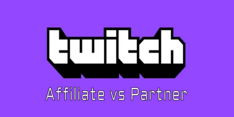 Twitch affiliate vs Partner