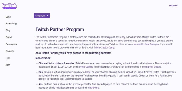 Twitch partner