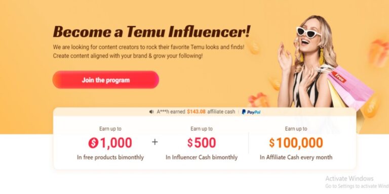 Temu Influencer Program: All You Need to Know