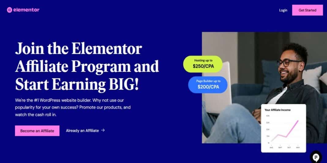 Elementor affiliate program