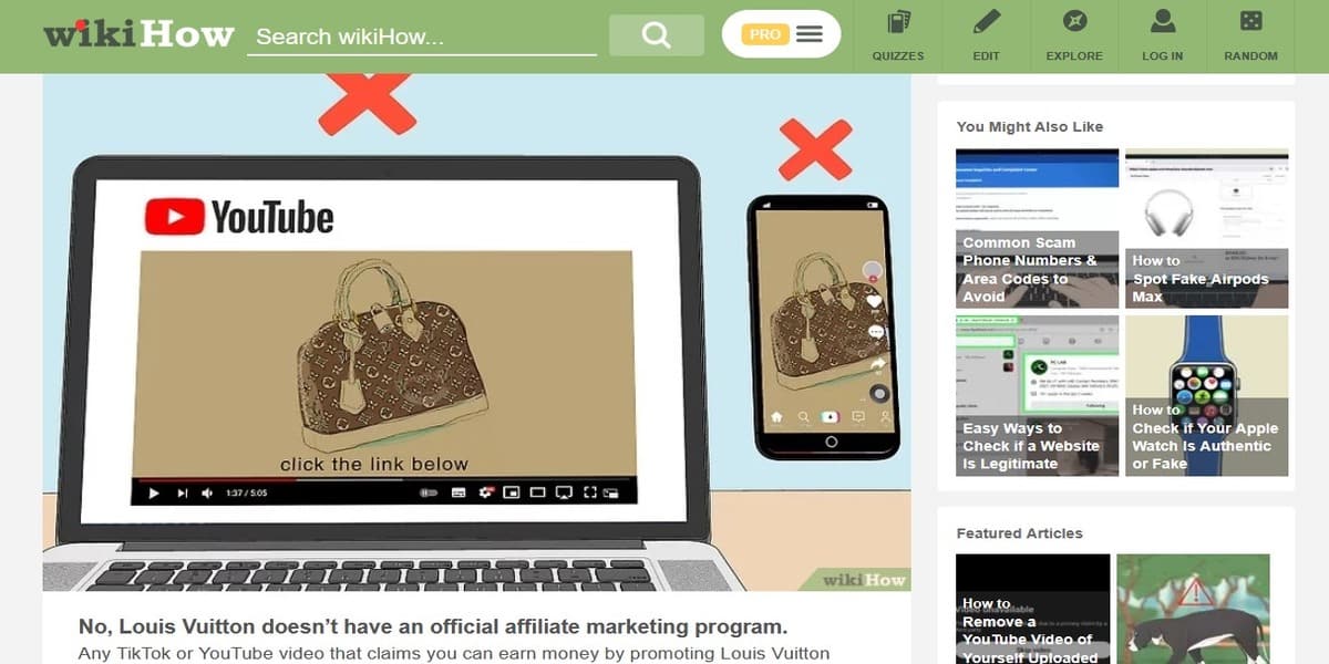 Louis Vuitton affiliate program