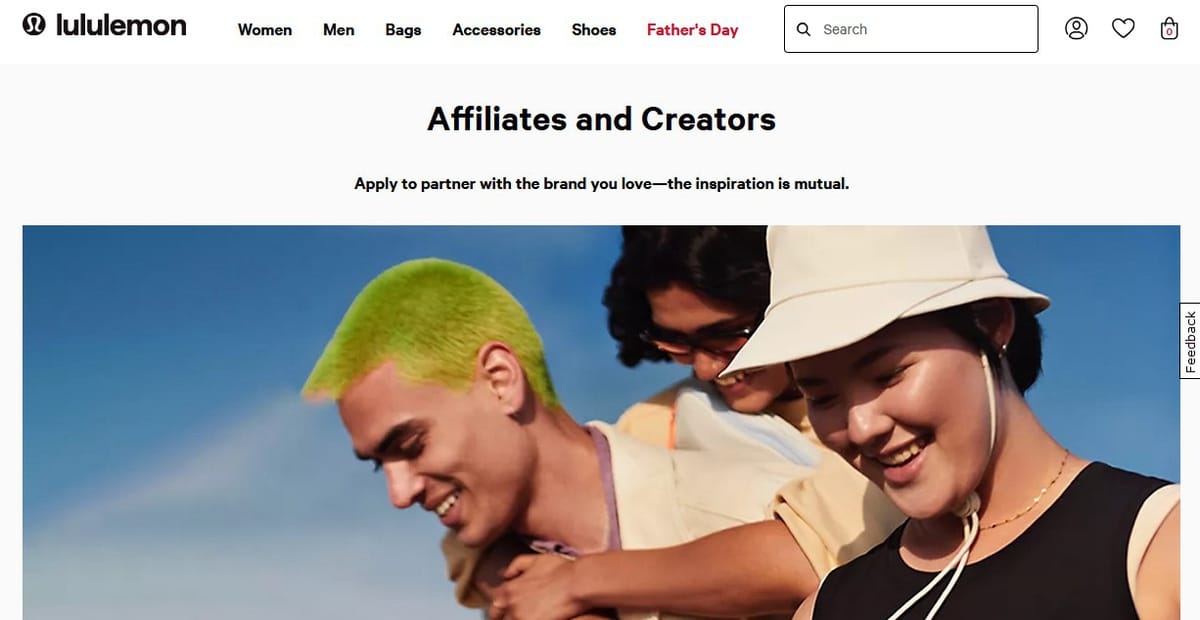 lululemon affiliate program