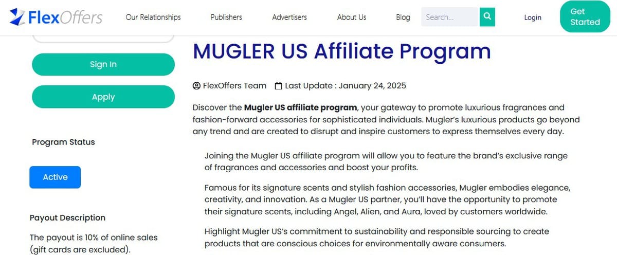 Harrods affiliate program alternative