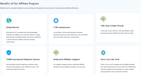 Benefits of RecoveryFox’s Program