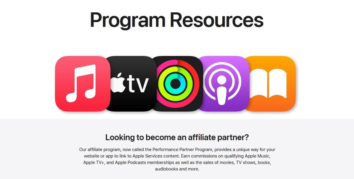 app store affiliate program