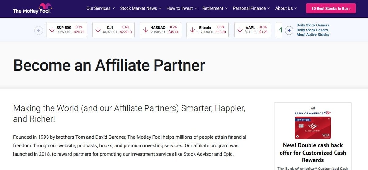 mortgage affiliate programs