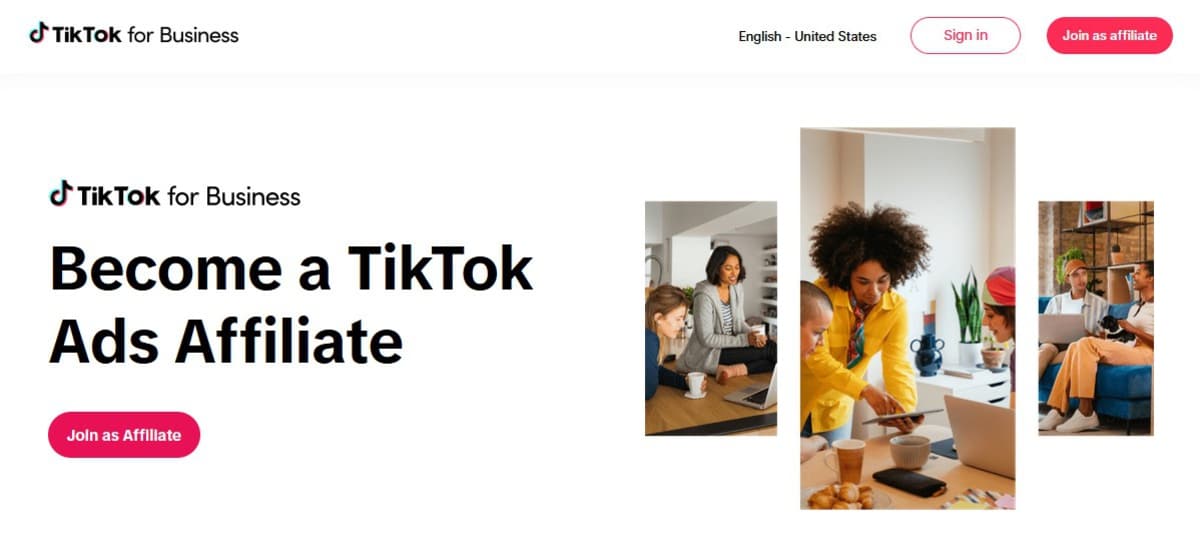 business TikTok affiliate program