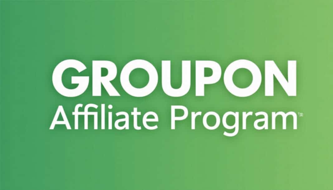 Groupon affiliate