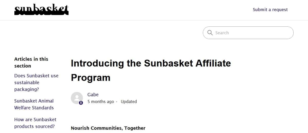 Food Delivery Affiliate Program