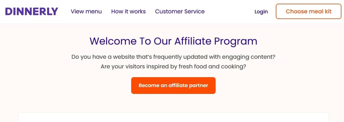 Food Delivery Affiliate Program